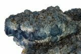 Multicolored Fluorite Crystals on Quartz - China #149757-3